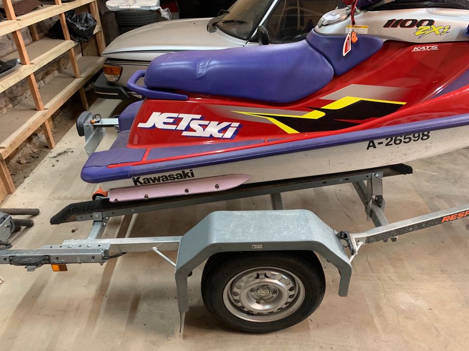 JetSki Kawasaki 1100 ZXI 120 PS + Trailer in Lemgo