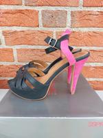 Esprit ausgefallene Leder Plateau High Heels Gr. 39⭐Top Zustand⭐ Niedersachsen - Dassel Vorschau