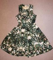 Sommerkleid mit Grünenpflanzen Sachsen-Anhalt - Aschersleben Vorschau