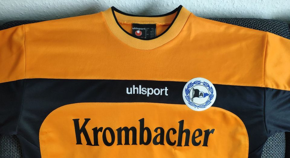 Arminia Bielefeld Trikot Gr. M/L 2004/05 Uhlsport Orange in Hüllhorst