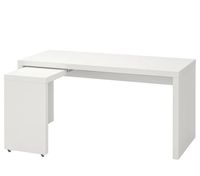 Ikea Malm Schreibtisch weiß mit Auszug Niedersachsen - Oldenburg Vorschau