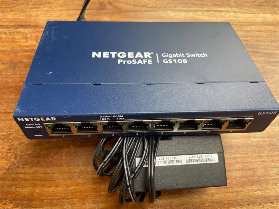 NETGEAR ProSafe Gigabit Switch GS108 in Mühlhausen-Ehingen