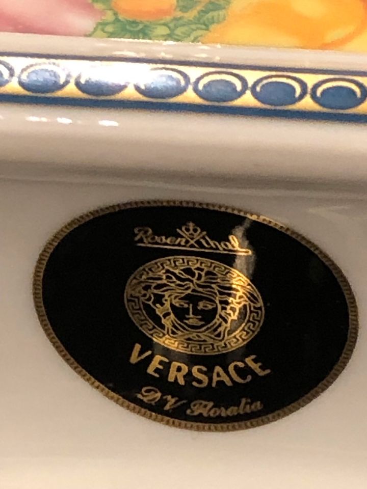 Original Versace Rosenthal (kleine) Kaminuhr (OVP + ID Karte) in Aschaffenburg