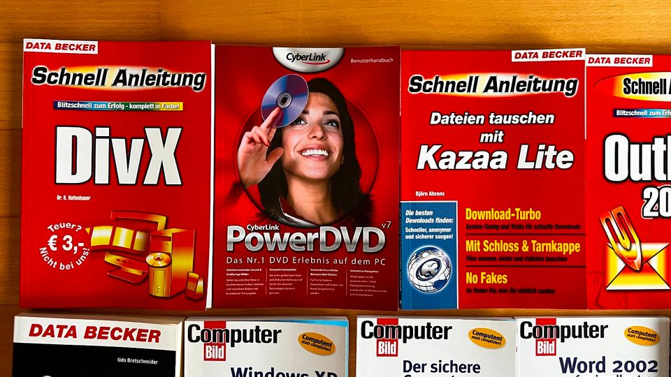 15x PC Bücher Computer Bücher, teilweise inkl. CD, wie NEU in Frickenhausen