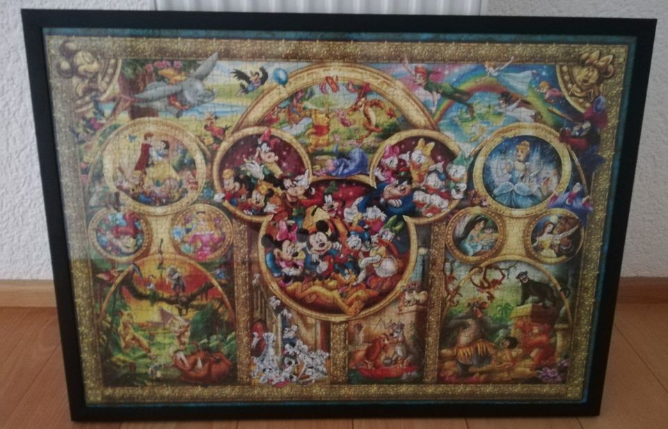 Gerahmtes Disney-Puzzle „Die schönsten Disney-Themen“ in Bischofsheim