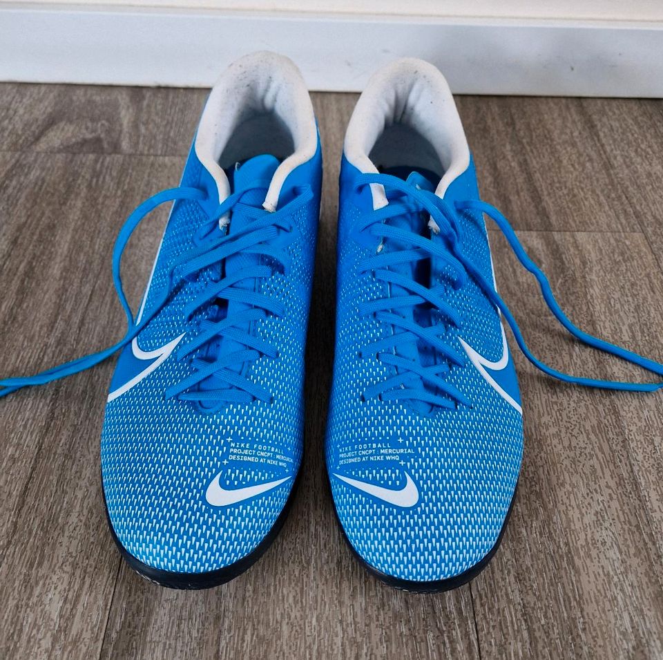 Sneaker NIKE Gr. 43 (42) 9,5 "Merc" Schuhe blau weiß TOP Zustand in Lippstadt