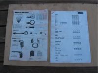 MotoMeter Unterlagen, Listen, Adapterzuordnung Vintage Nordrhein-Westfalen - Stemwede Vorschau