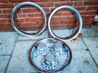 3x Chevrolet Rally Wheels Chromringe Felgenringe Felgenkranz Sachsen-Anhalt - Halberstadt Vorschau