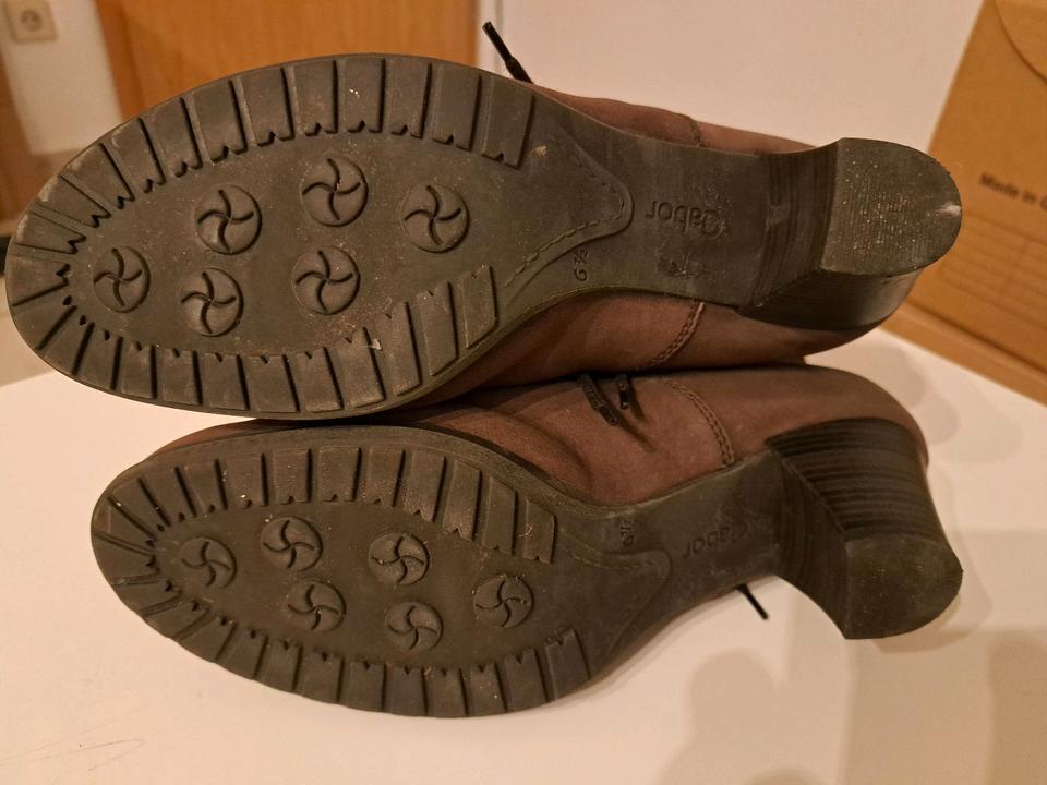 Stiefeletten Braun Gabor gefüttert Gr. 40 bzw. 6,5 in Wolfsburg