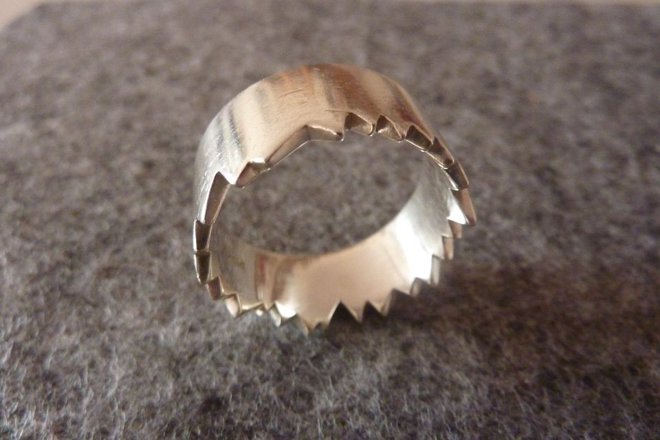 Ring Fingerring Designer Handarbeit Einzelstück Silber 925 Unisex in Wolfenbüttel