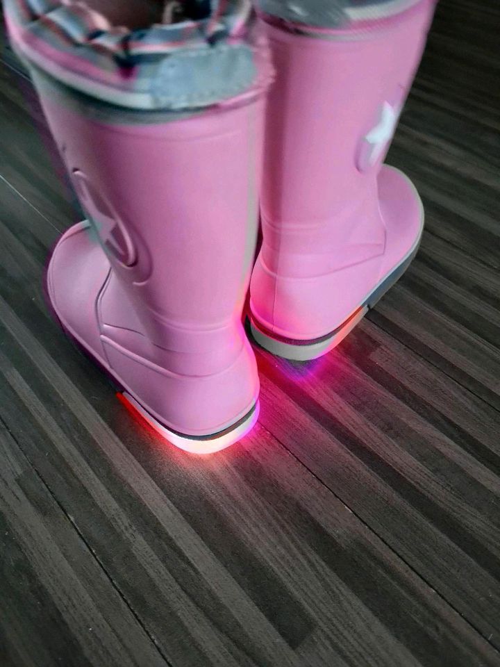 LED Blinkie Gummistiefel Gr. 24/25 in Trier