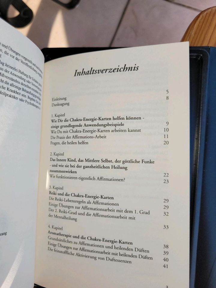 Chakra - Energie Karten mit Buch, Walter Lübeck, top♥️ in Bamberg