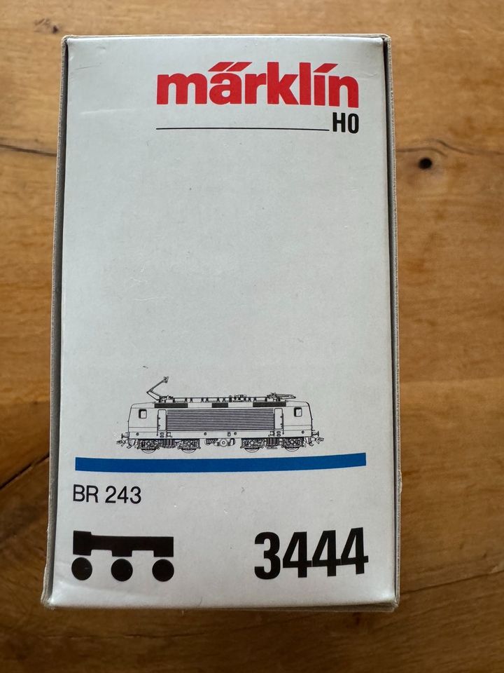 ‼️ Märklin H0 - 3444 E-Lok BR 243 der DR Insider Silber MHI 1993 in Eigeltingen