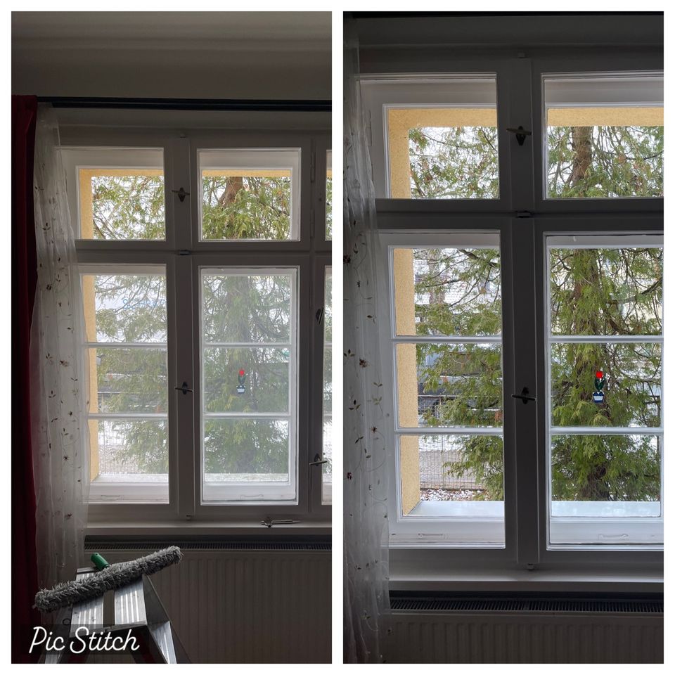 Fensterputzer Fensterreinigung Glasreinigung Glasreiniger Wintergartenreinigung Wintergarten Lamellenreinigung Raffstore Rollladen Reinigung Solar Dachrinnenreinigung in Nuthetal