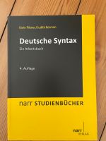 Deutsche Syntax Germanistik Buch Berlin - Pankow Vorschau