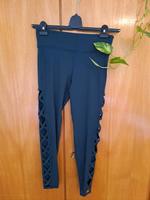 Stylische 7/8 Sportleggings mit Cutouts in Petrol Stuttgart - Stammheim Vorschau