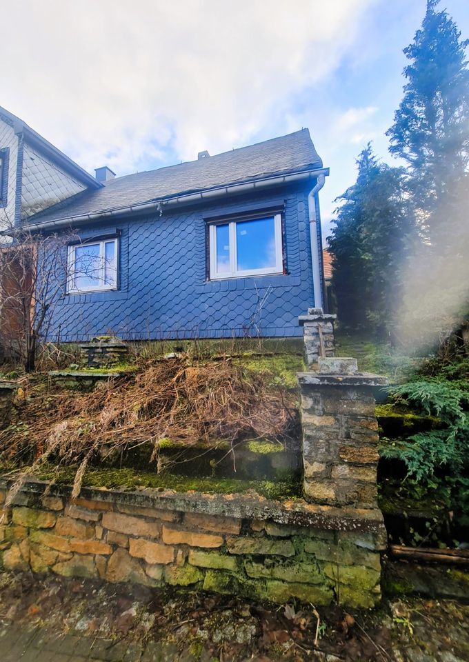 Einfamilienhaus mit Garten und großen Grundstück im grünen Thüringen in Großbreitenbach