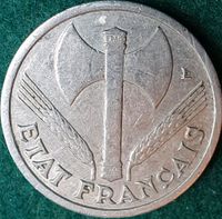 Münze, Frankreich, 1 Franc 1942 Bayern - Eggolsheim Vorschau
