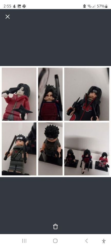 Naruto Lego 5 Figuren Itachi Madara Obito in Geesthacht