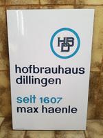 Emailschild "Hofbrauhaus Dillingen" Baden-Württemberg - Kuchen Vorschau