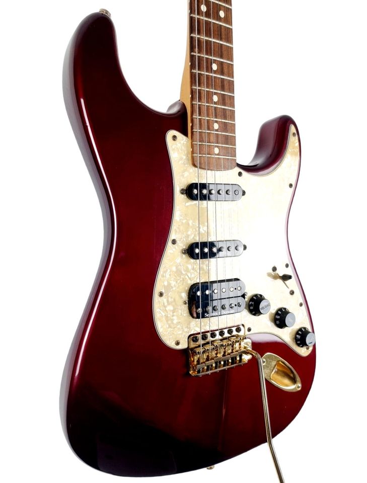 Fender Stratocaster HSS Midnight Wine Red Made in Mexico 2004 MiM in Linsengericht