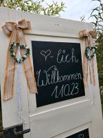 MIETEN*Alte Tür Sitzplan / Herzlich Willkommen Hochzeit Bayern - Lechbruck Vorschau