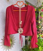 Deerberg Wickel Shirt Jacke Bolero 38 40 Rouge Bayern - Baiersdorf Vorschau