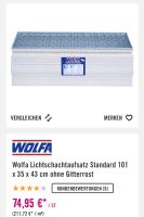 Wolfa Lichtschachtaufsatz 101 x 35 x 43 cm Niedersachsen - Sehnde Vorschau