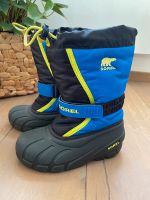 SOREL Flurry Schneestiefel 32, schwarz/blau/gelb *neuwertig* Nordrhein-Westfalen - Kempen Vorschau