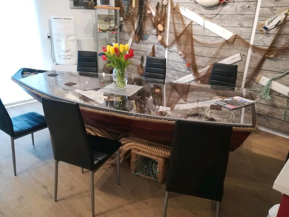 Tisch Maritim Boot Gastro Besprechungs Konferenz Buffet-Tisch in Adendorf