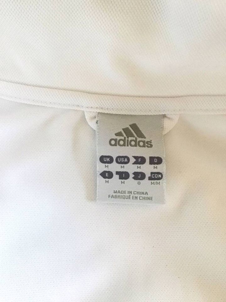 Adidas Jacke Trainingsjacke DFB Fußball 3 Sterne weiß retro mash in Hamburg