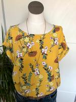Florale Sommerbluse, Cecil, Gr. M/L, 40/42, senffarben Bayern - Eisingen Vorschau