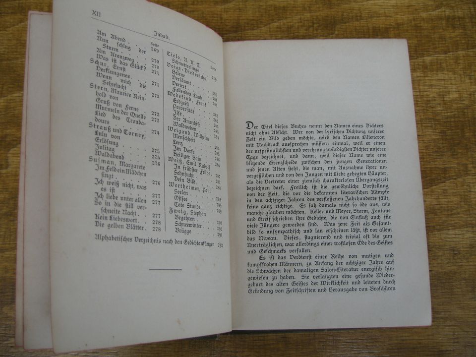 Deutsche Lyrik seit Liliencron von Hans Bethge - Buch von 1905 in Lichtenfels