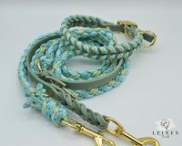 Hundeset, Hundeleine Halsband mint - Leder / Paracord Bayern - Augsburg Vorschau