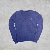Ralph lauren Cable Knit Vintage Sweater Lila | Größe: S Berlin - Treptow Vorschau