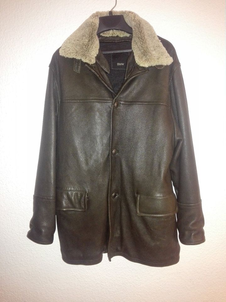 BMW HIRSCH LEDERJACKE LEDER KURZMANTEL Gr. L XL 52 / 54 in Mülheim (Ruhr)