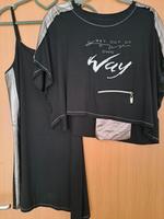 Tredy 2-teiler Longshirt oversize Shirt black/silver Nordrhein-Westfalen - Solingen Vorschau