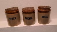 3 Vorratsdosen handmade Steingut mit Korkdeckel Moira Nordrhein-Westfalen - Lage Vorschau