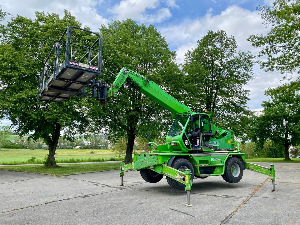 Merlo 45.21 MCSS ROTO inkl Arbeitsbühne Funkfernsteuerung Manitou in Gachenbach