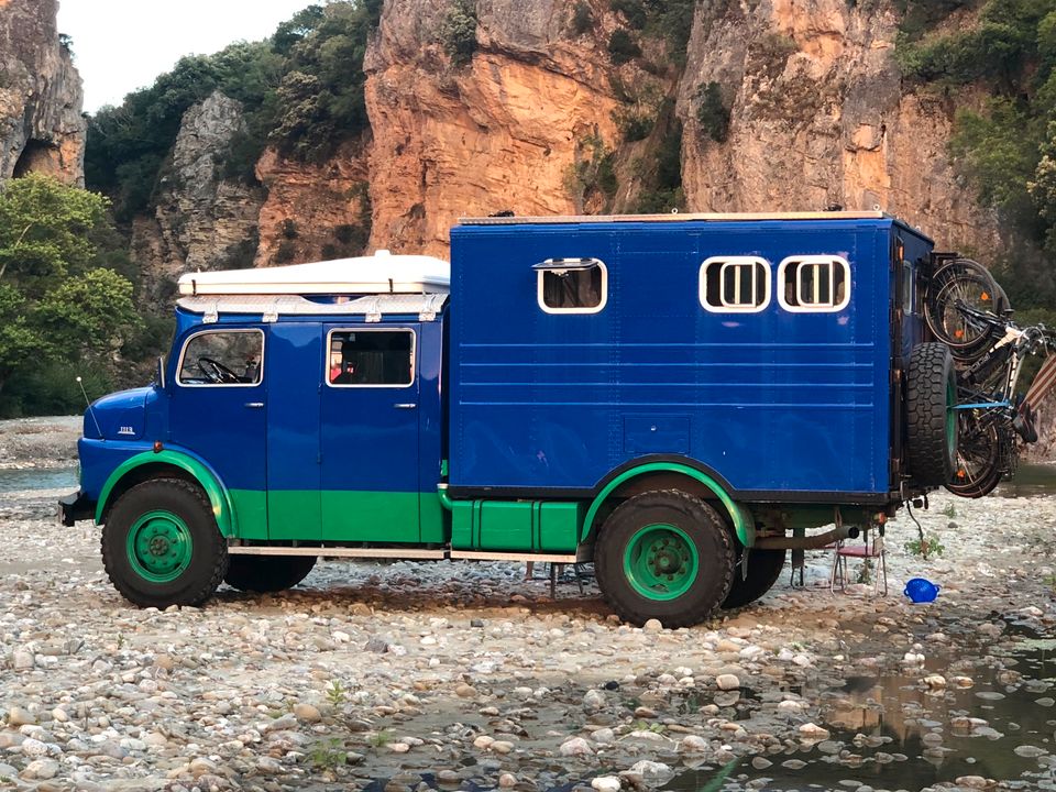 Mercedes Expeditionsfahrzeug / Camper 4x4, Kurzhauber LAF 1113 in Göttingen