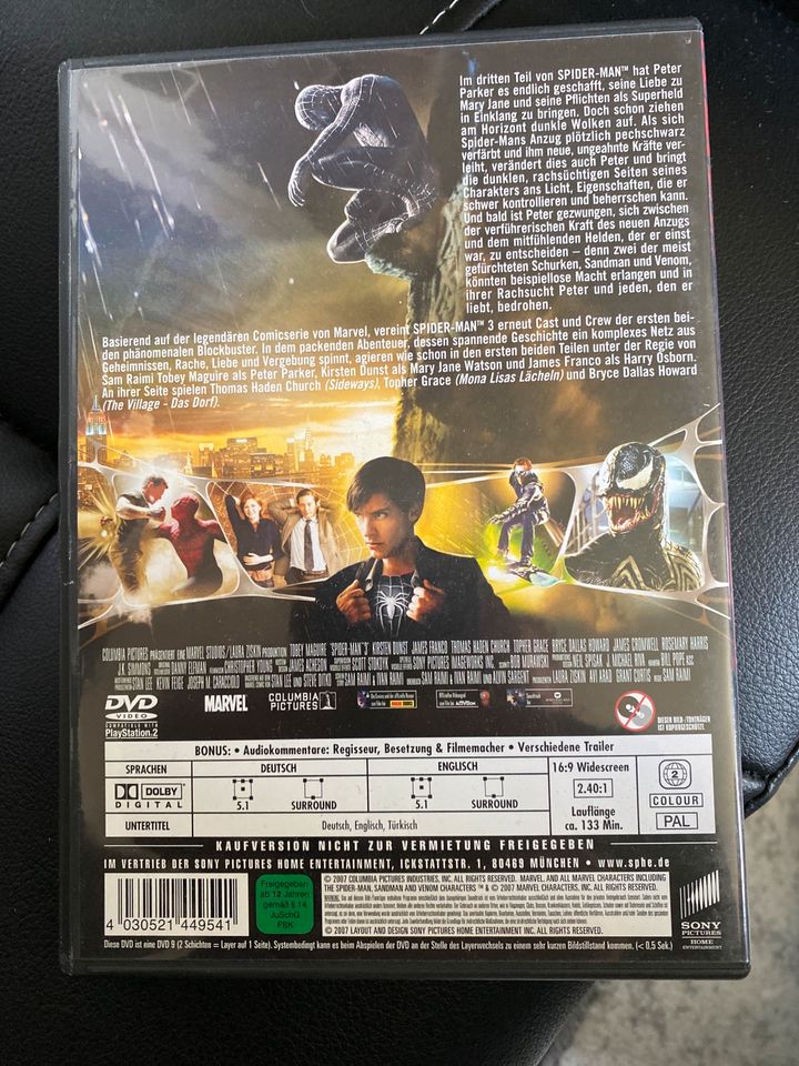 Spider-Man 3 DVD Film in Düsseldorf