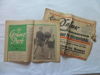 2x alte Zeitung_21.2.1943_und_~1935_selten Leipzig - Großzschocher Vorschau