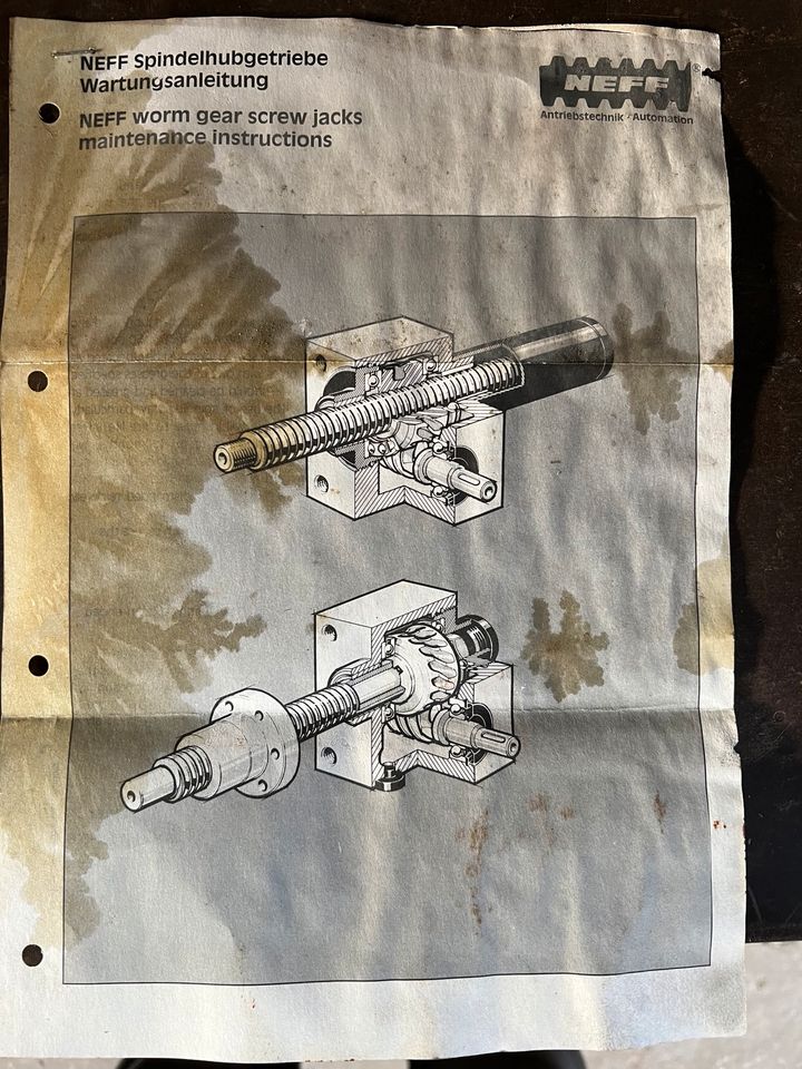 Spindelhubgetriebe / Spindelantrieb / Spindel / Hubgetriebe /Neff in Paderborn