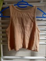 H&M Sommer Damen Crop Top Shirt Aprikose Niedersachsen - Jesteburg Vorschau