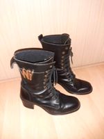 Stiefel  / Stiefelette Gr 38 Leder schwarz Thüringen - Königsee Vorschau