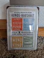 Blechschild Hunde-Haushalt Baden-Württemberg - Ammerbuch Vorschau