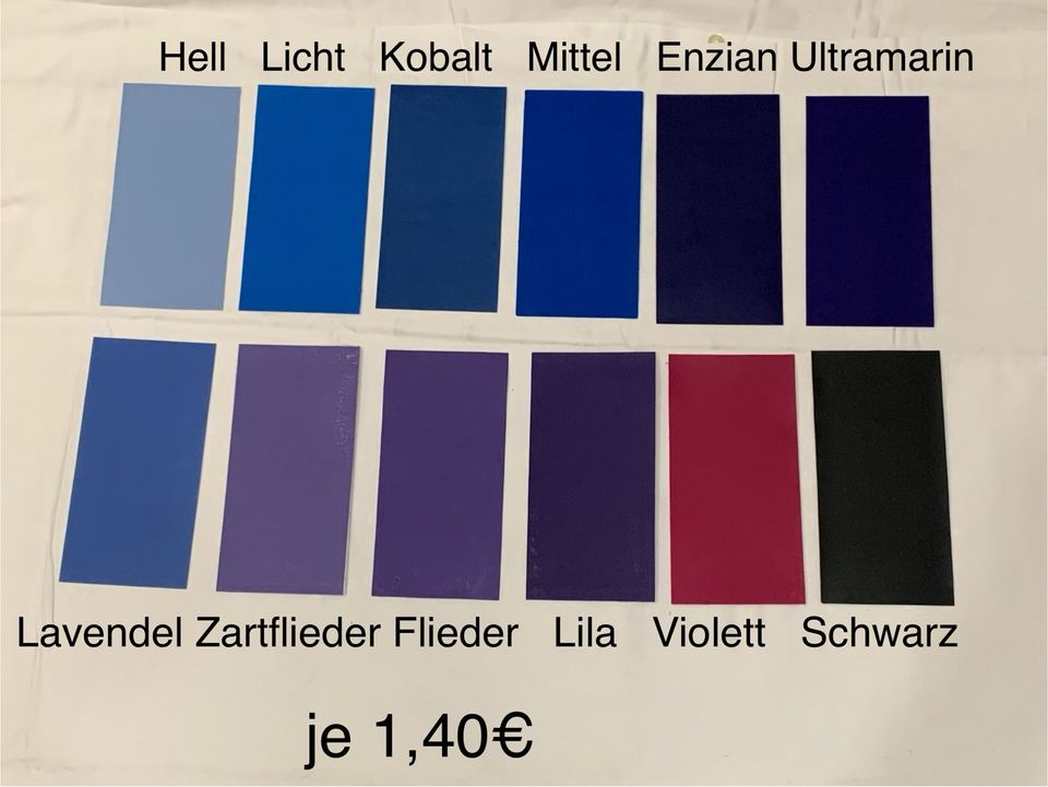 Ab 1,40€ Wachsplatten über 50 Farben für Taufkerze Hochzeitskerze in Pöttmes