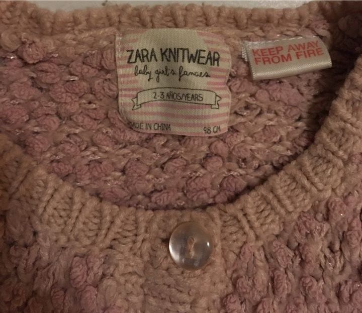 Zara Strickjacke Winter rosa in Wiesbaden