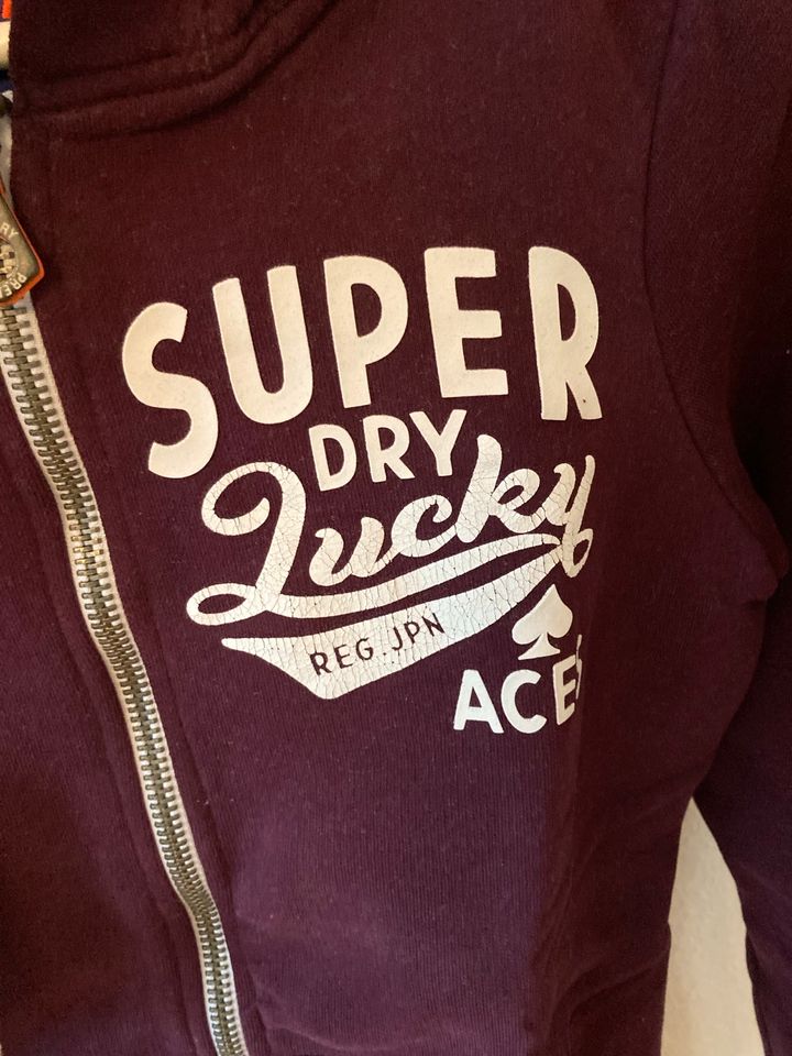 Superdry Sweatjacke XS Bordeaux in Heidesheim