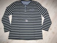 Tchibo Man Langarmshirt Henleyshirt Gr. XL bl./gr. Ringel Nordrhein-Westfalen - Niederkrüchten Vorschau